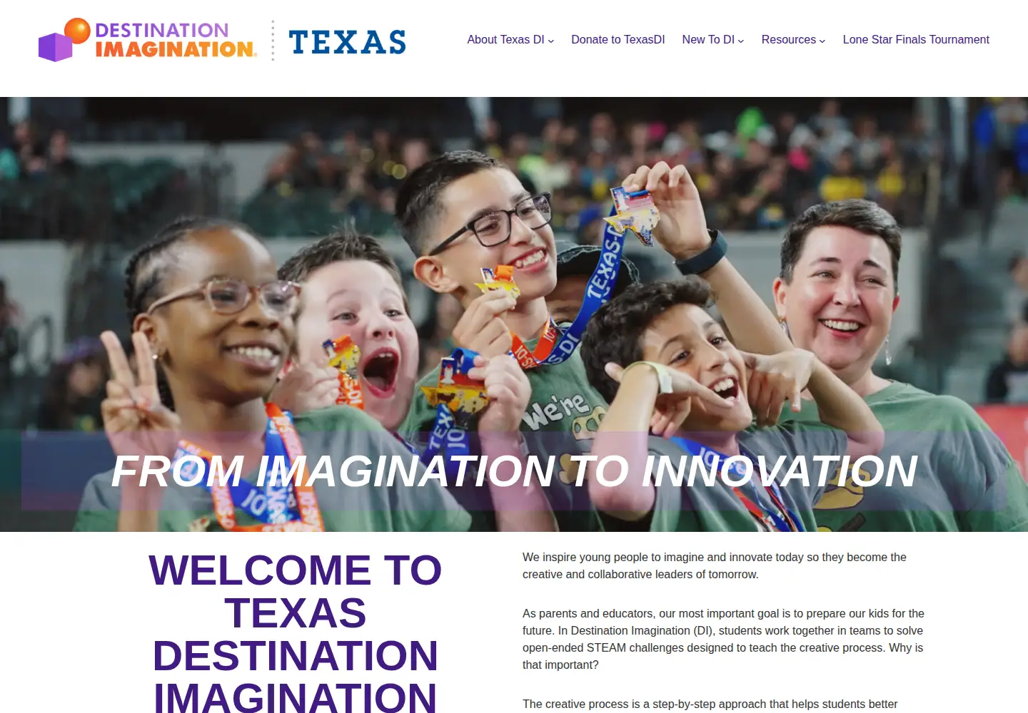 Screenshot of texasdi.org