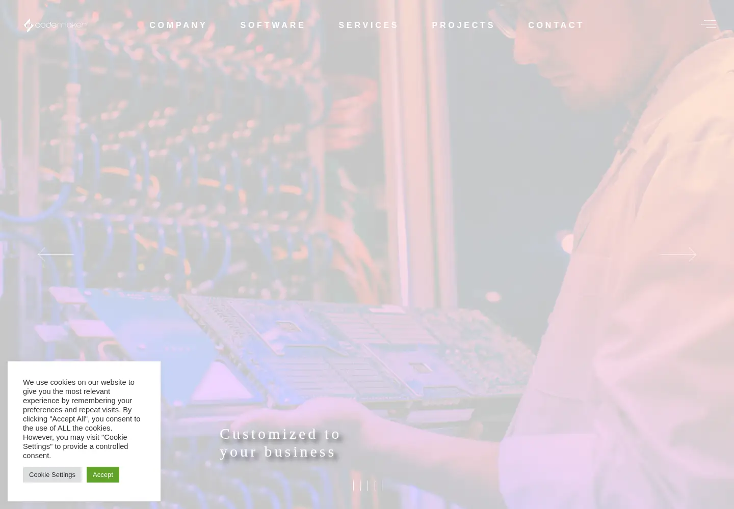 Screenshot of codemaker.pt