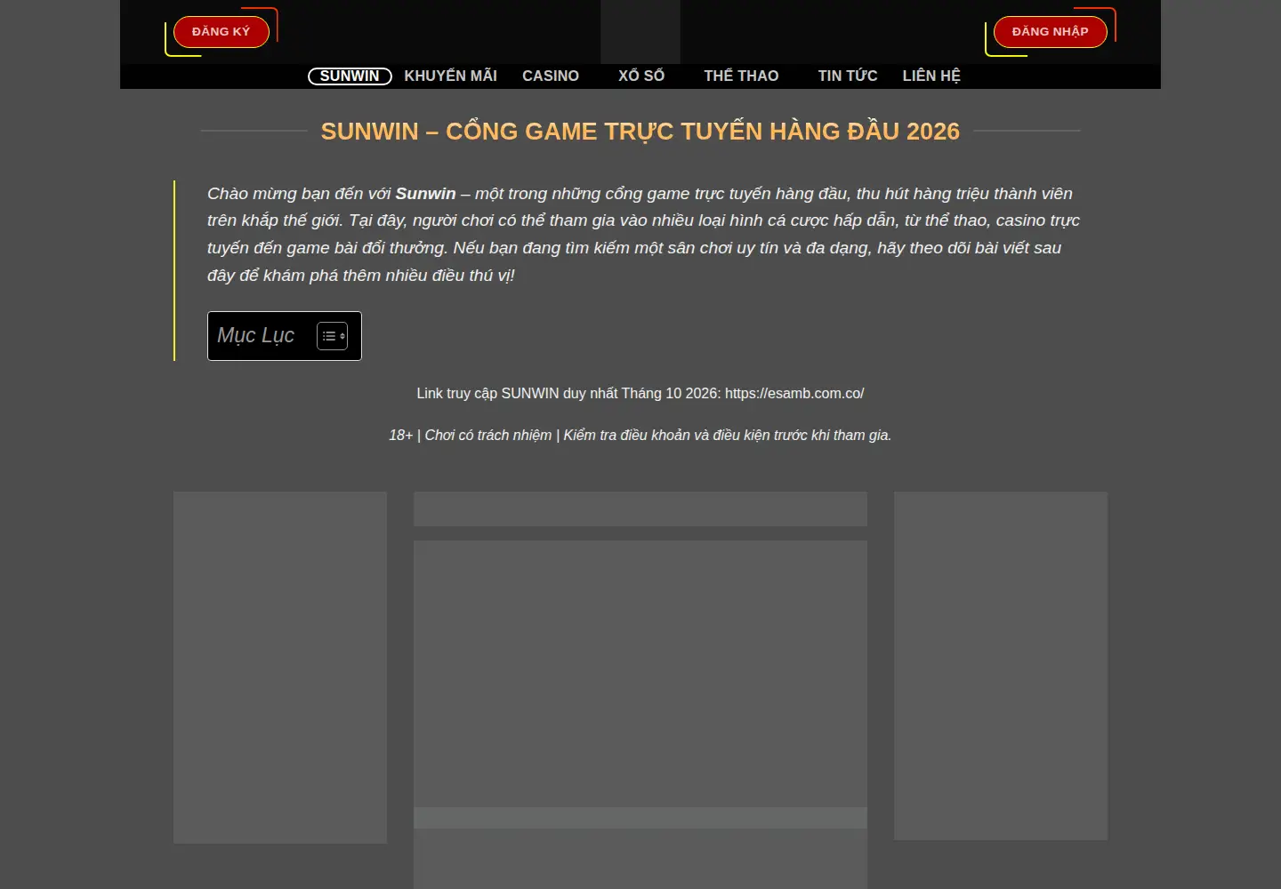 Screenshot of sunwin.tube