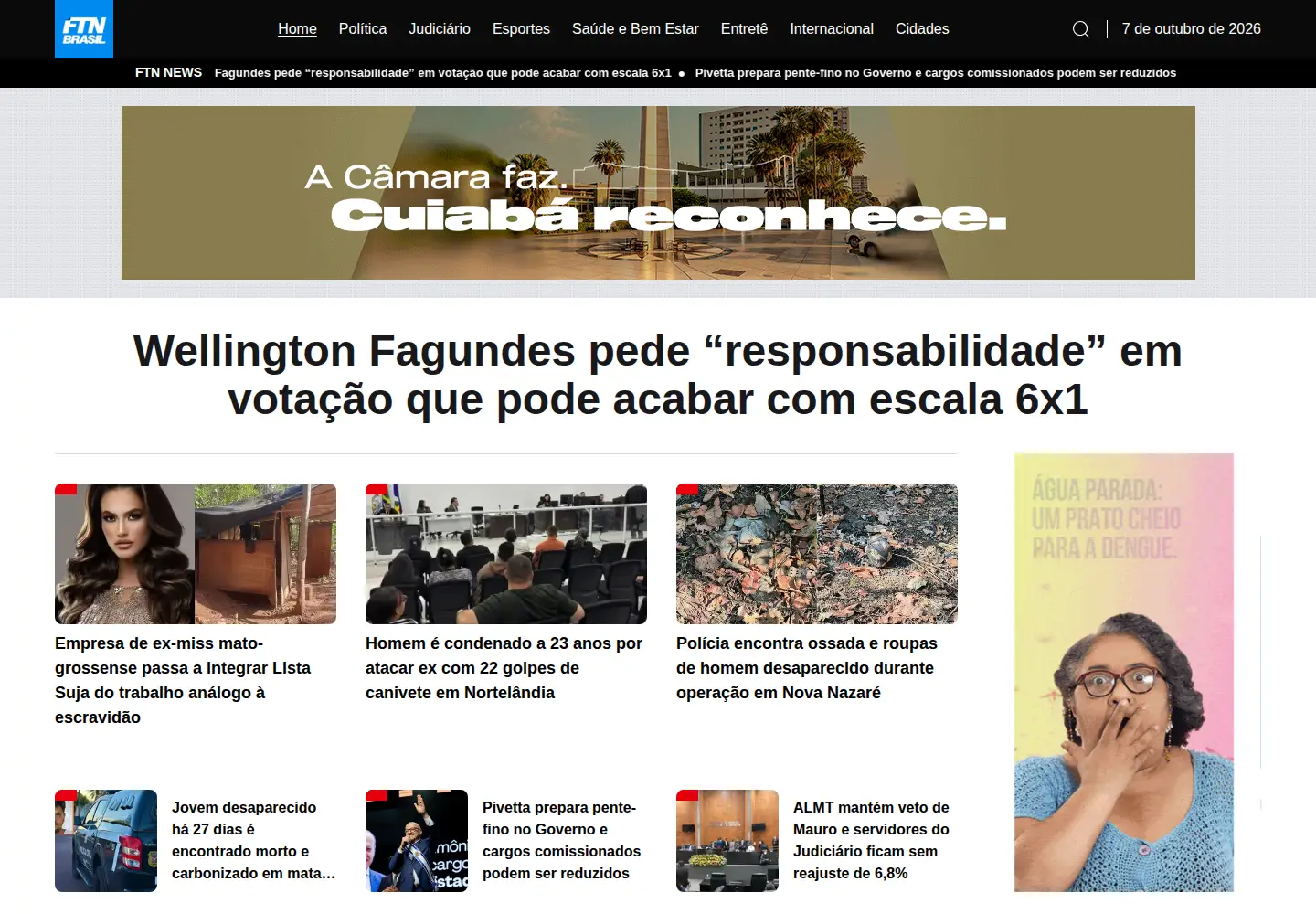Screenshot of ftnbrasil.com.br