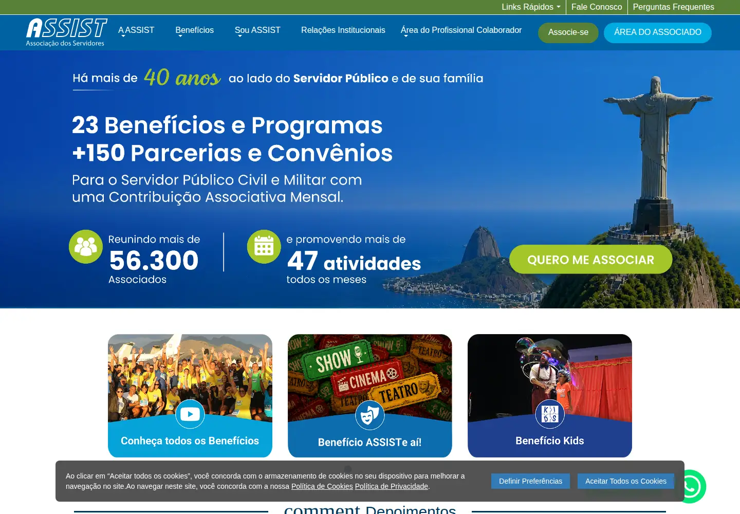 Screenshot of assist.org.br