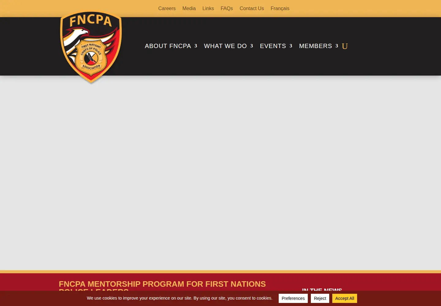 Screenshot of fncpa.ca