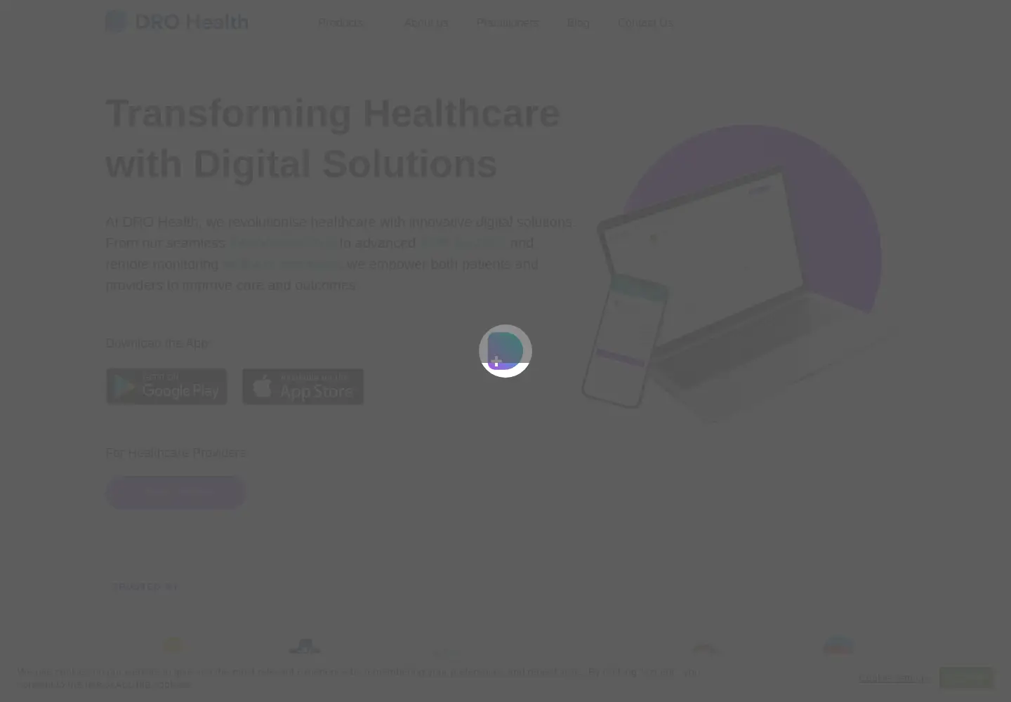 Screenshot of drohealth.com
