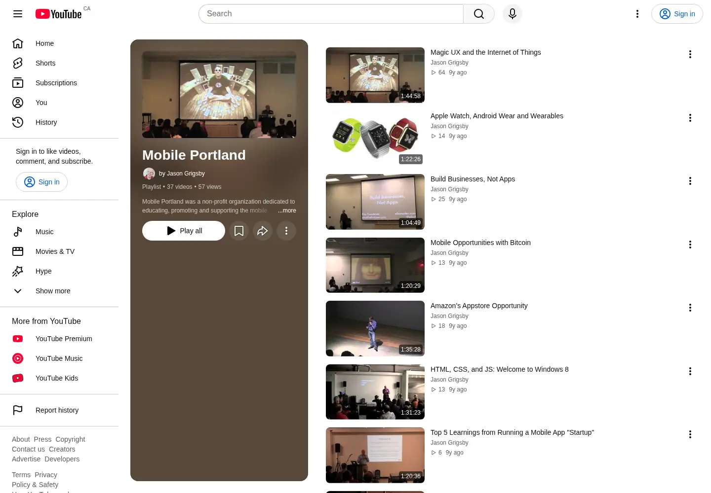 Screenshot of mobileportland.com