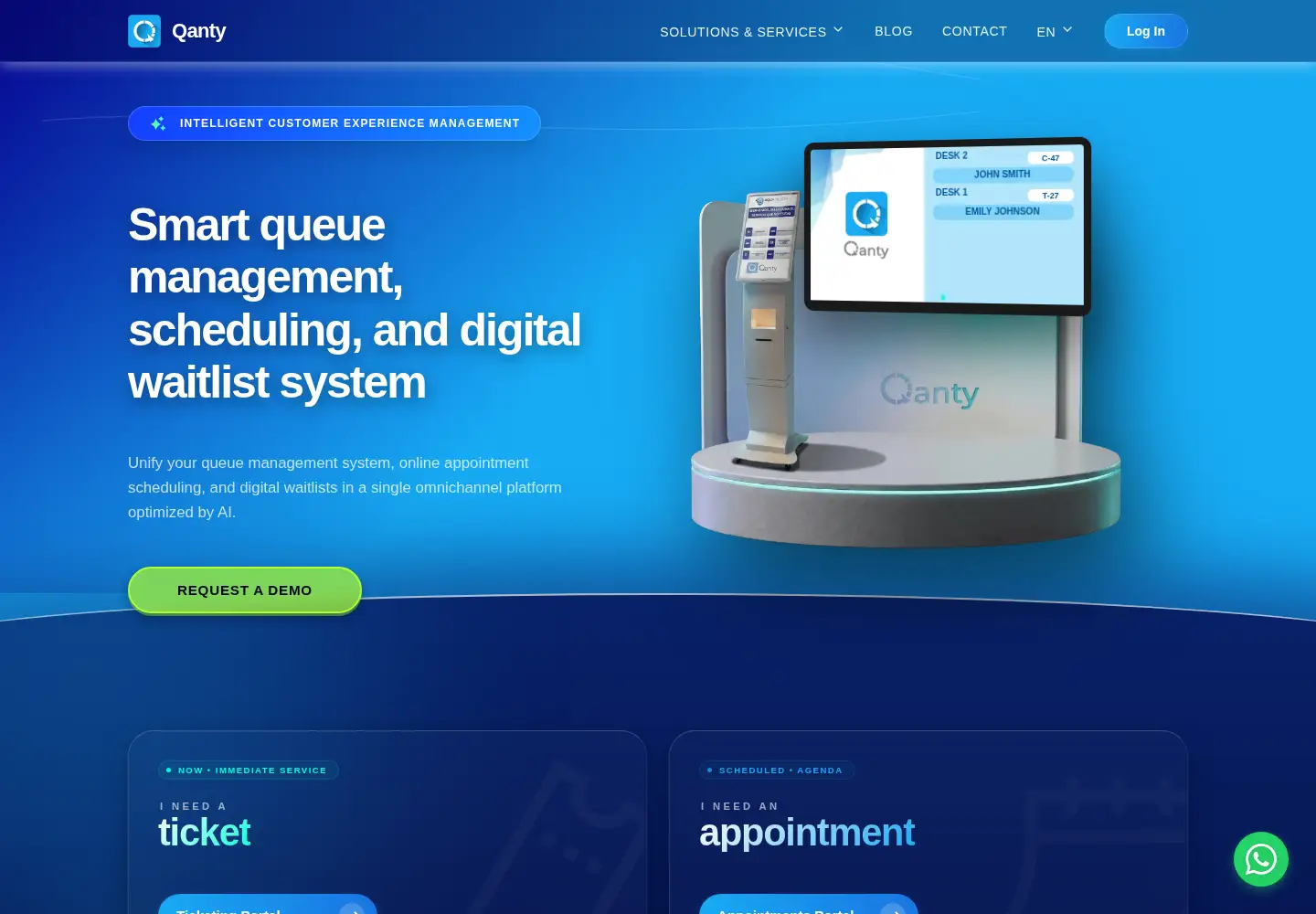 Screenshot of qanty.com