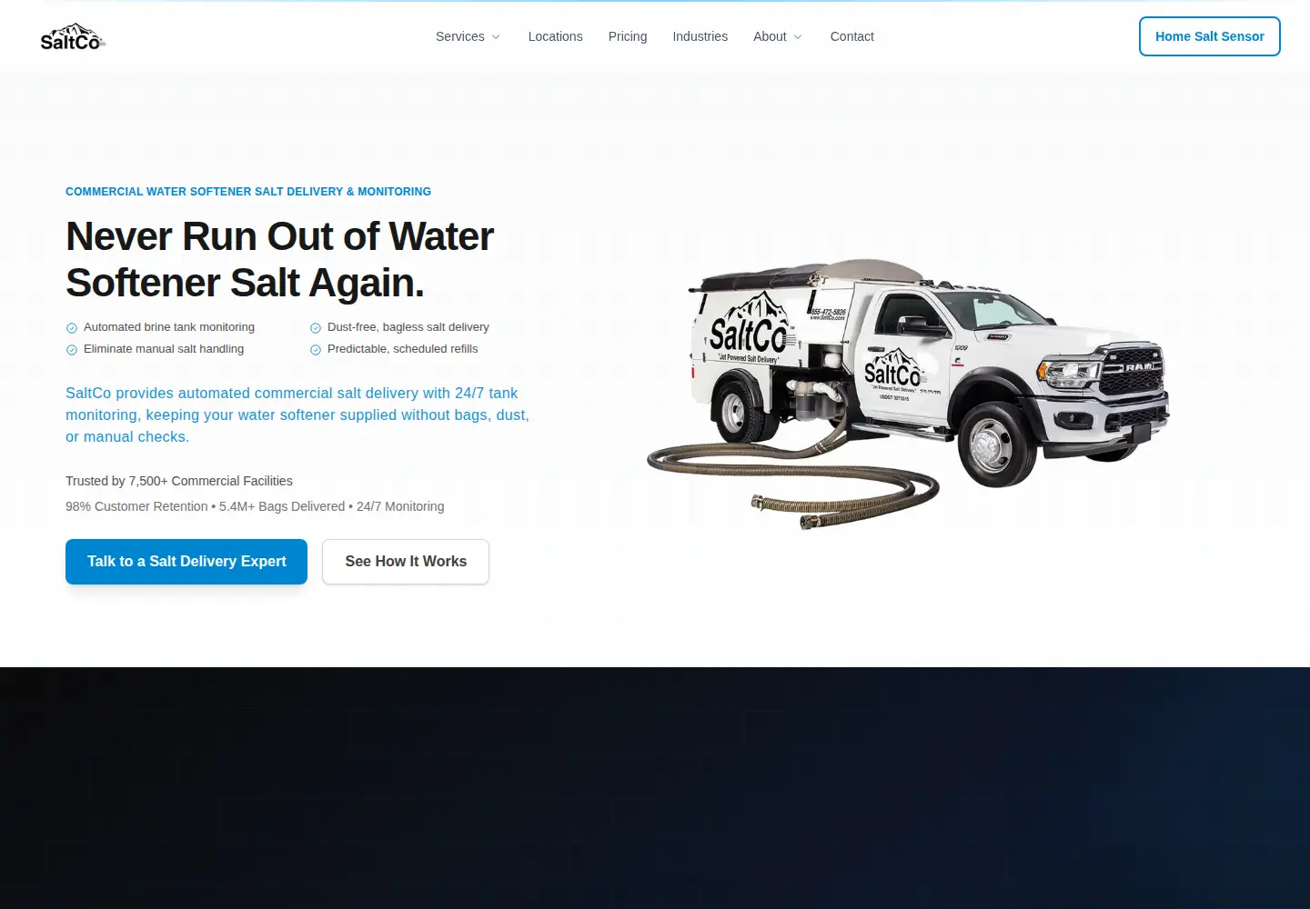 Screenshot of saltco.com