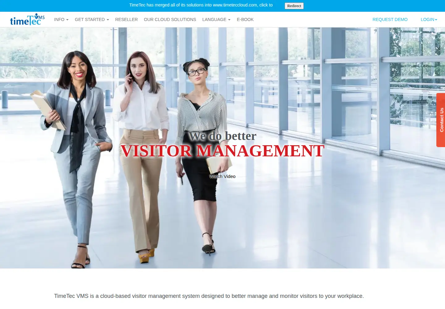 Screenshot of timetecvms.com