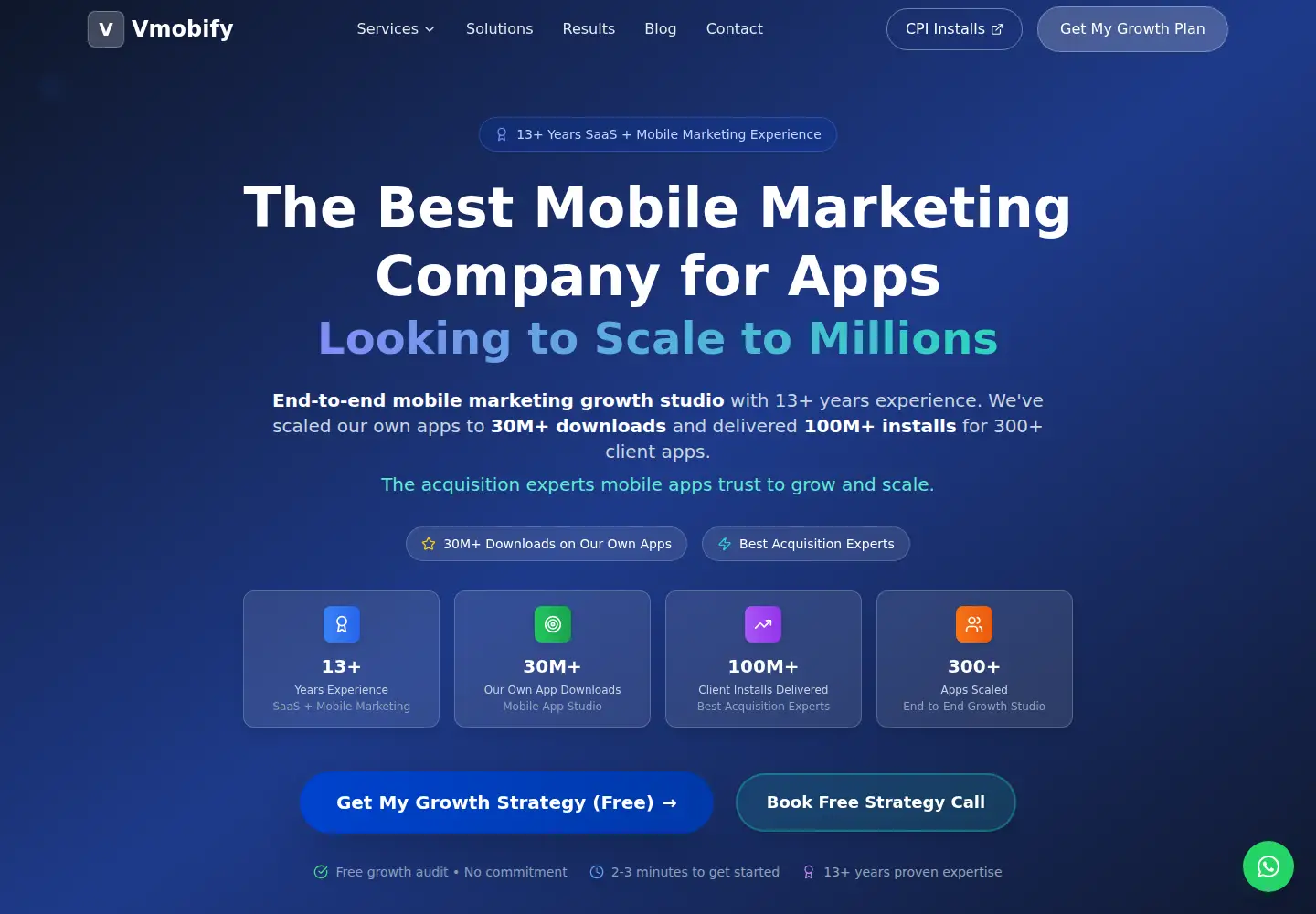 Screenshot of vmobify.com
