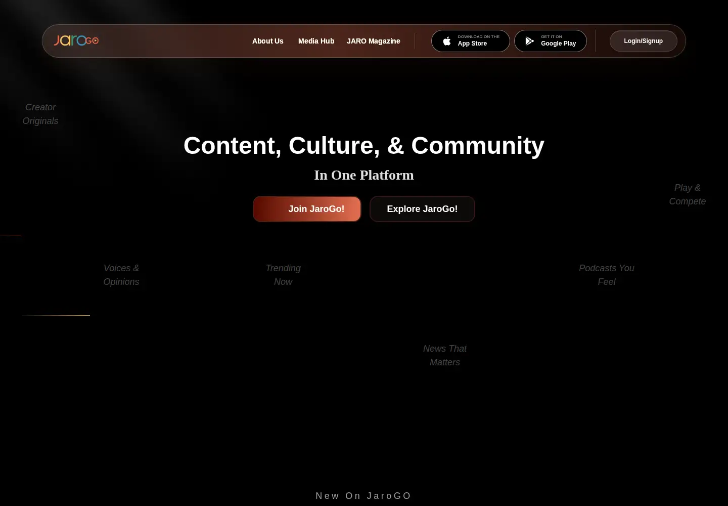 Screenshot of watchjaro.com