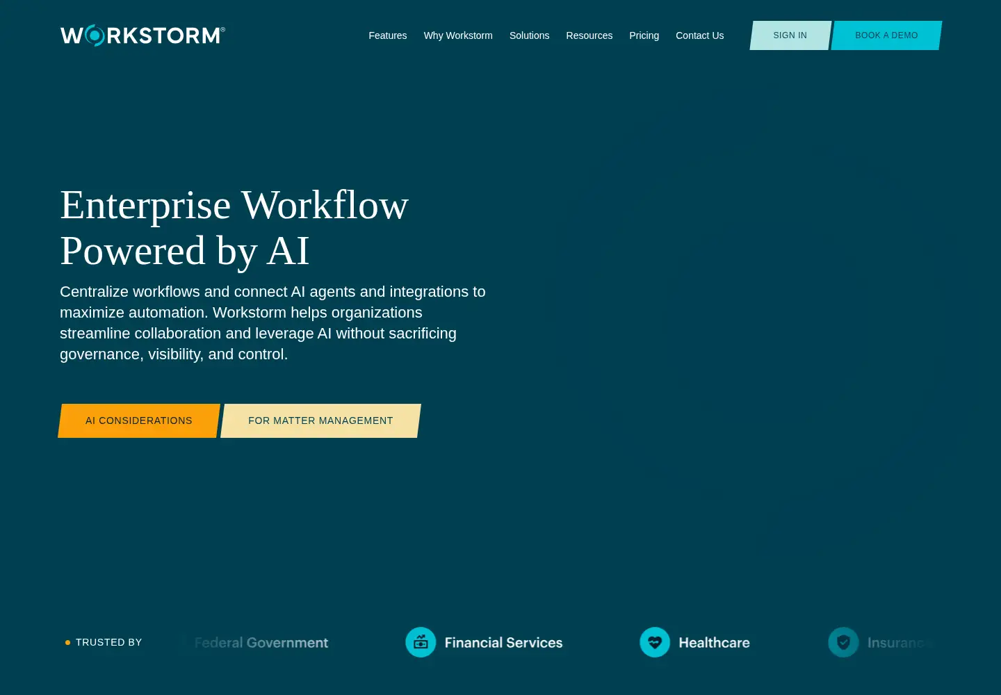 Captured homepage of workstorm.com in the current scan