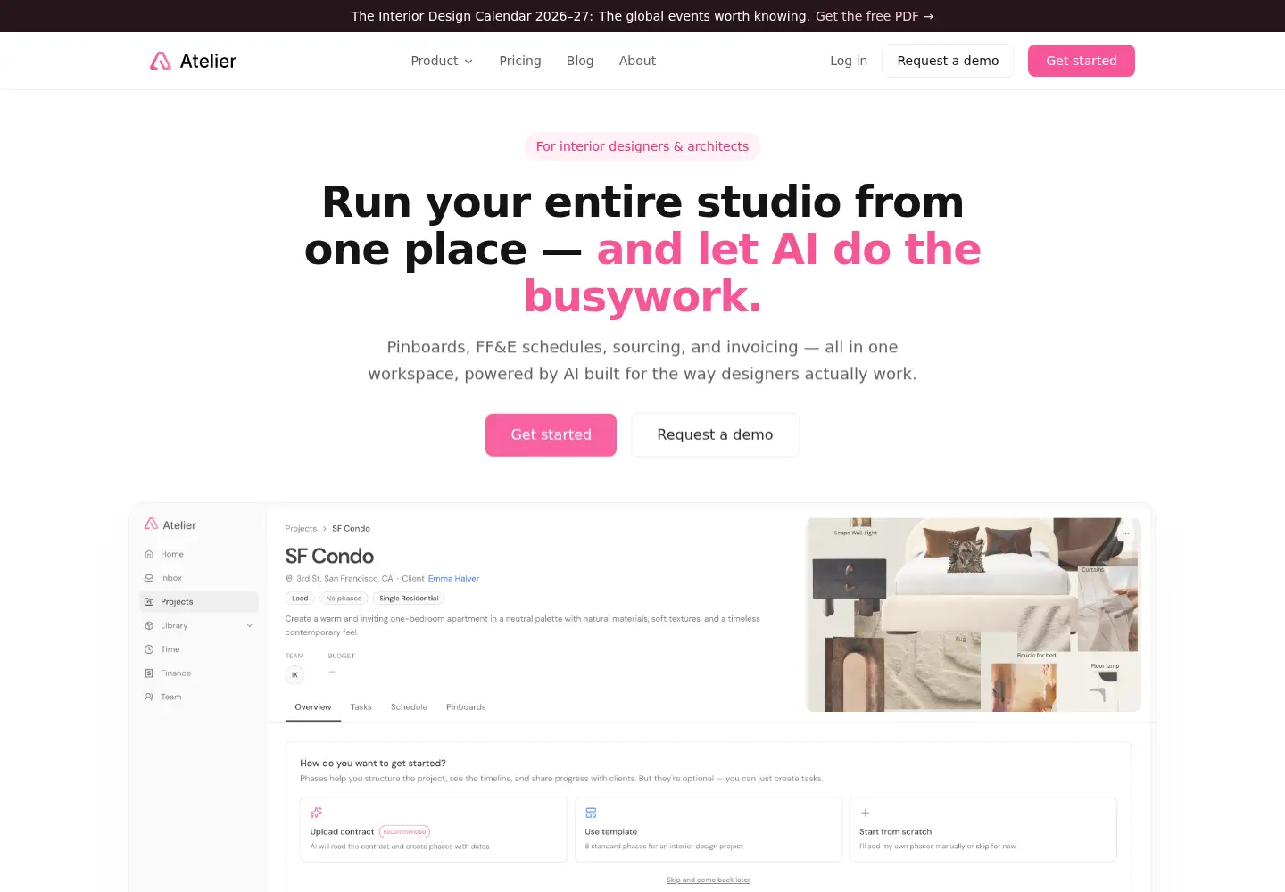 Screenshot of getatelier.design