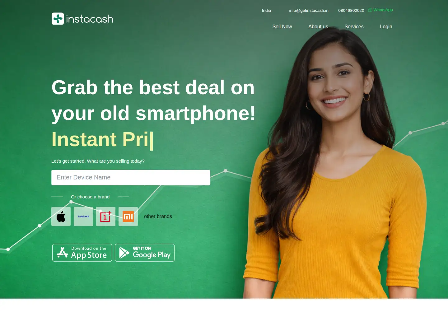 Screenshot of getinstacash.in