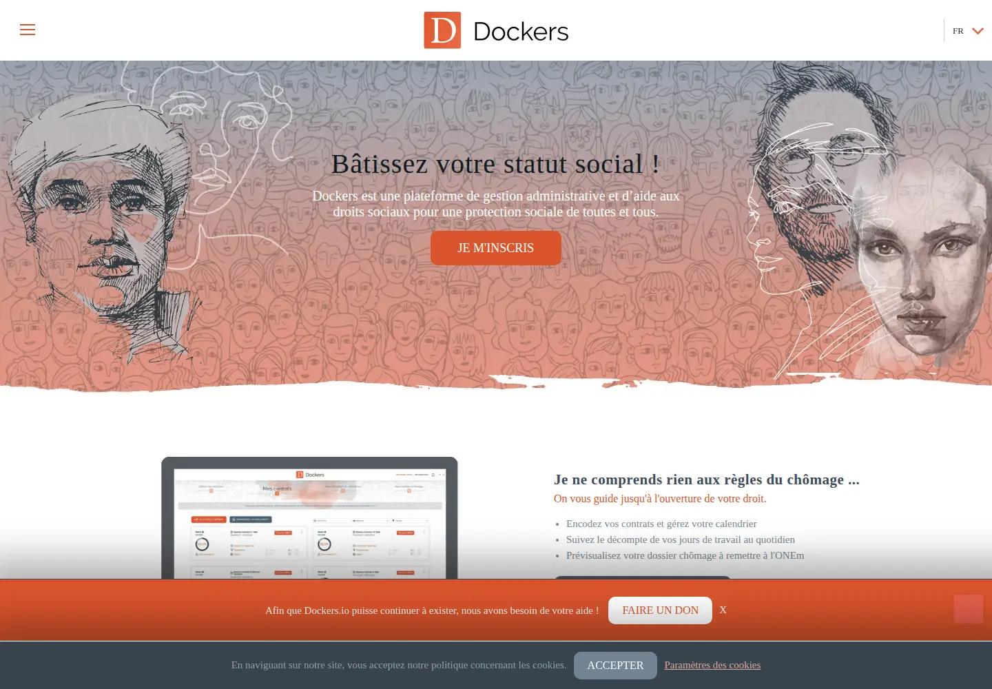 Screenshot of dockers.io