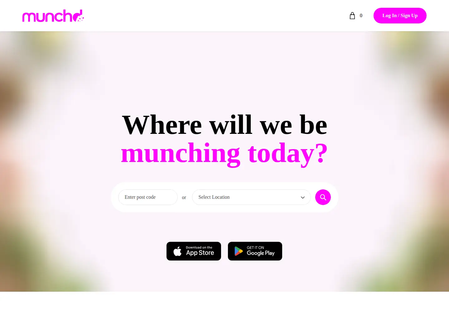 Screenshot of munchd.io