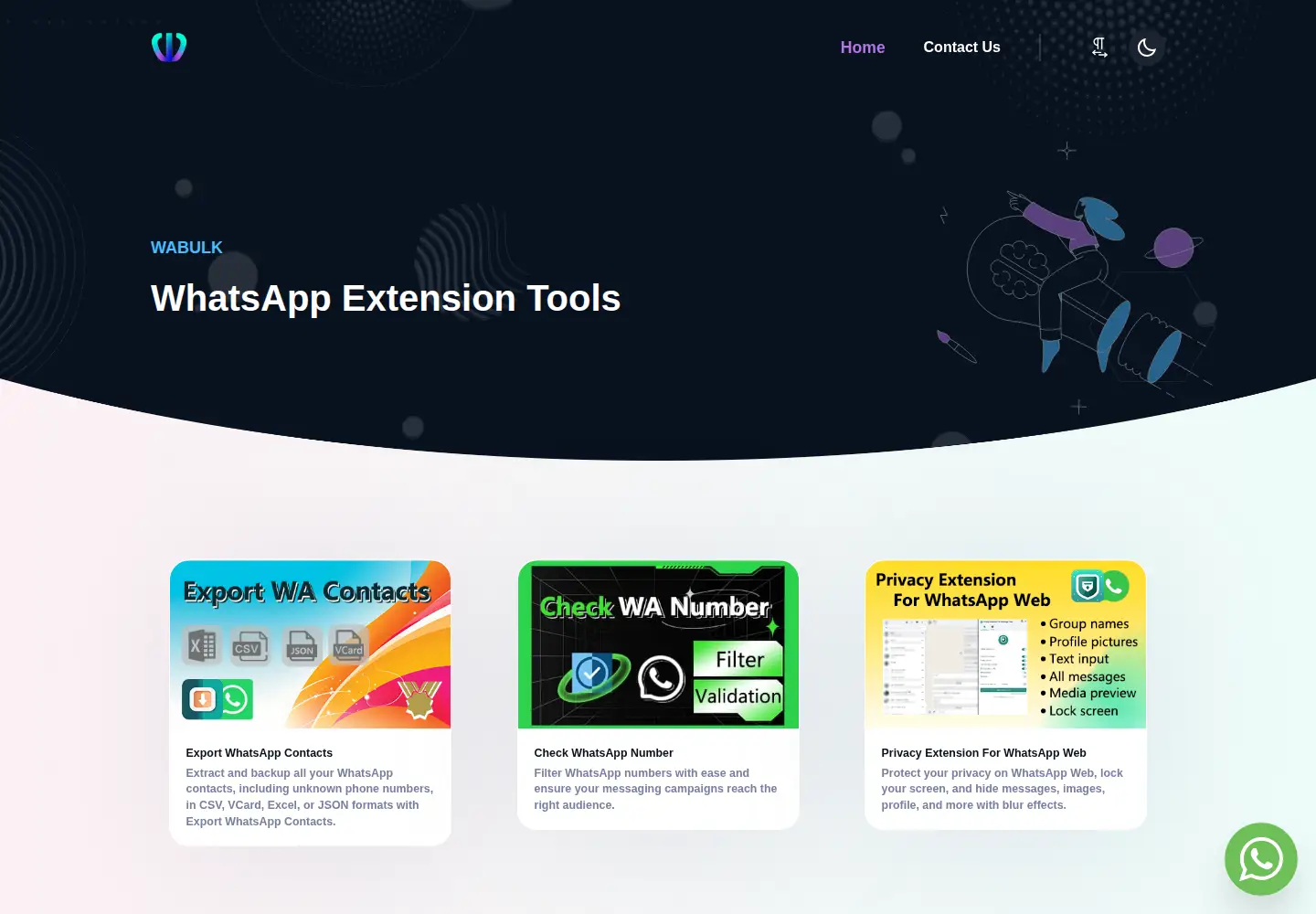 Screenshot of wabulk.net