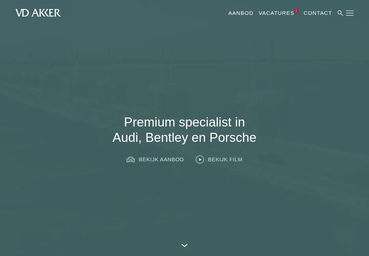 Screenshot of akker.nl