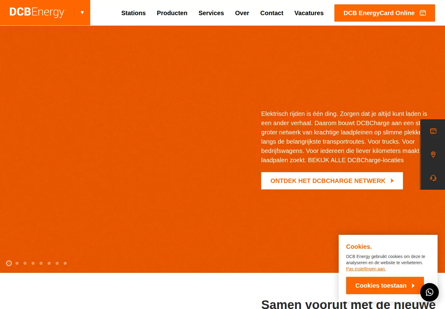 Screenshot of dcbenergy.nl