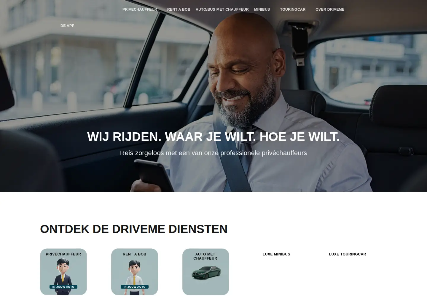 Screenshot of driveme.nl