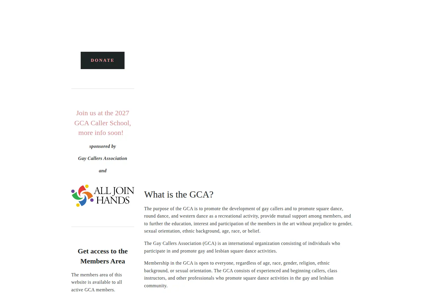 Screenshot of gaycallers.org
