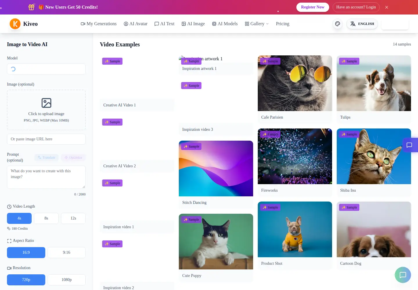 Screenshot of kiveo.org