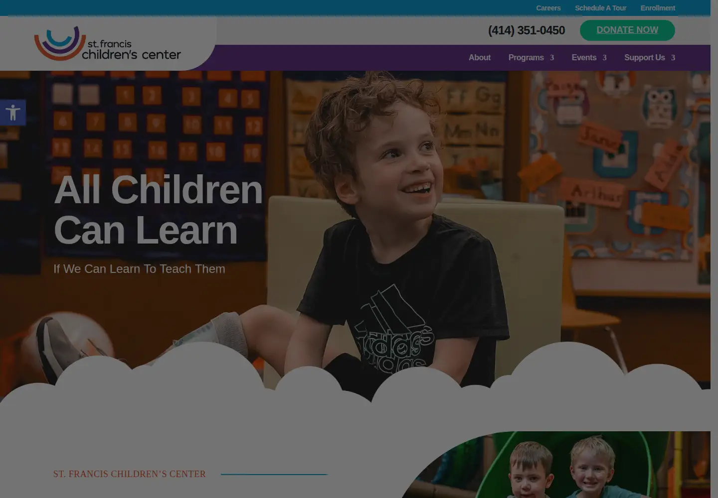 Screenshot of sfcckids.org
