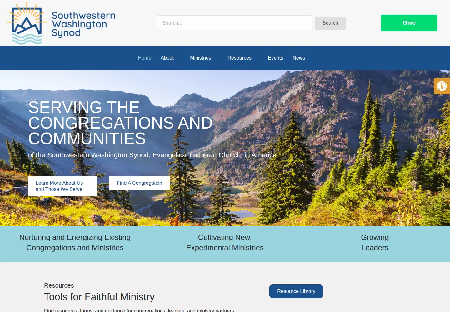 Screenshot of swwasynod.org