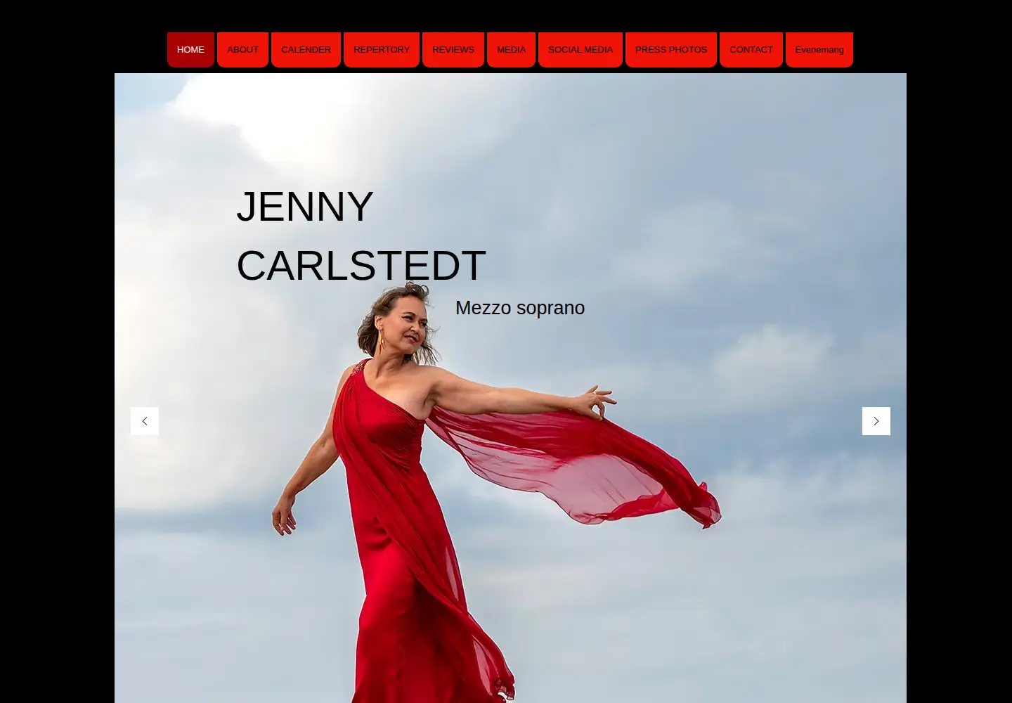 Screenshot of jennycarlstedt.com