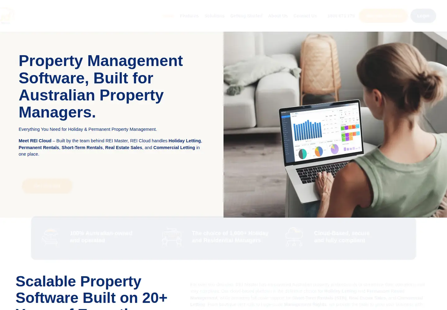 Screenshot of reicloud.com.au