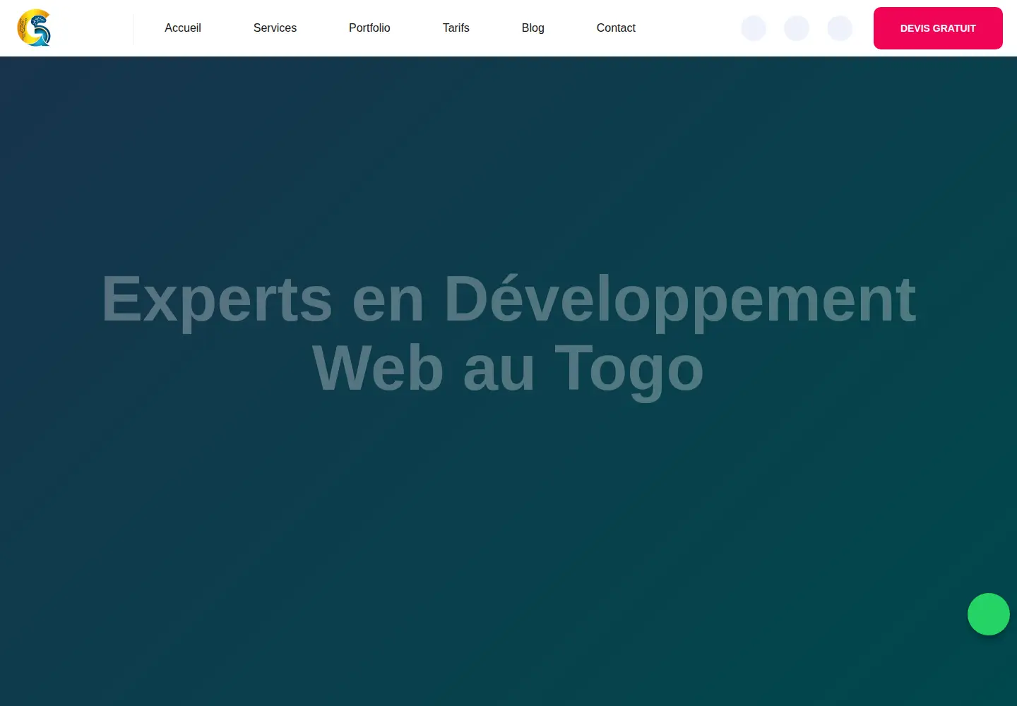 Captured homepage of geniustechnologie.com in the current scan