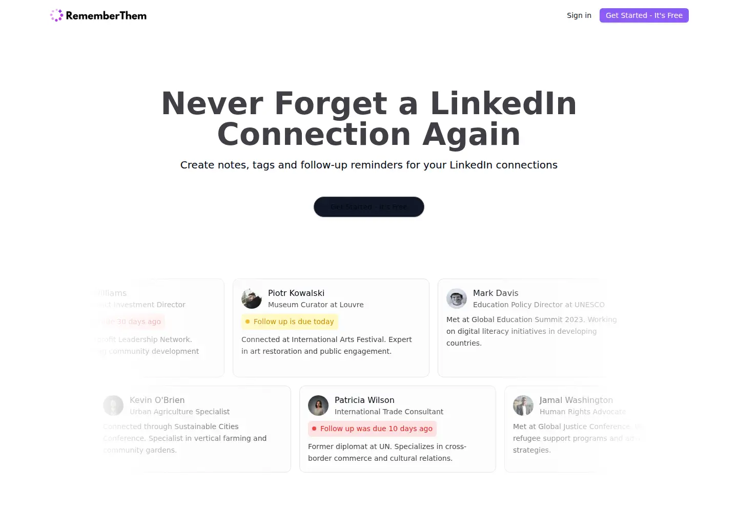 Screenshot of getrememberthem.com