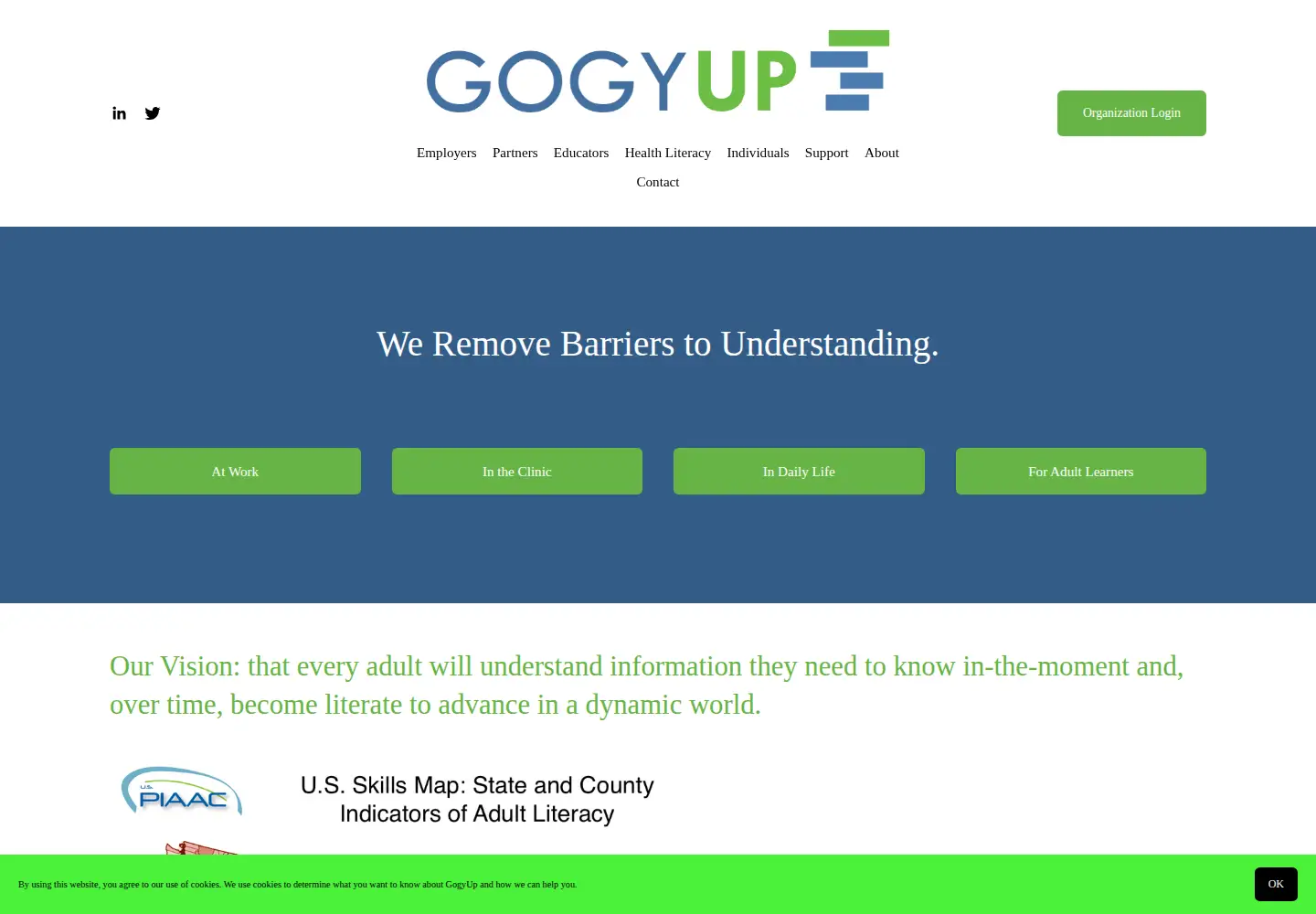 Screenshot of gogyup.com