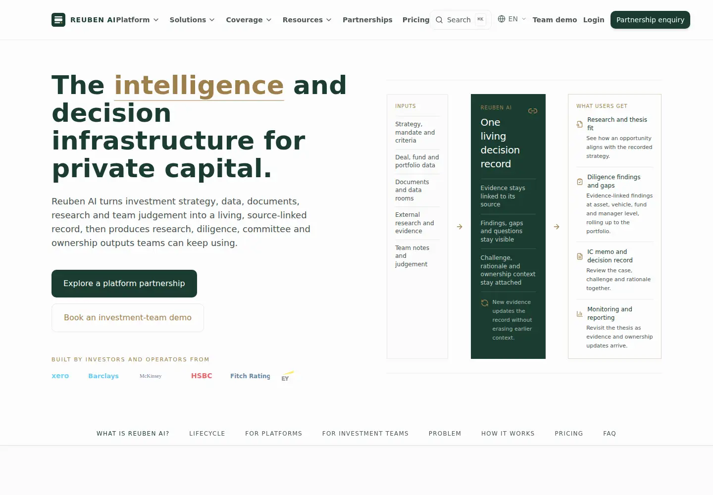 Screenshot of goreuben.com