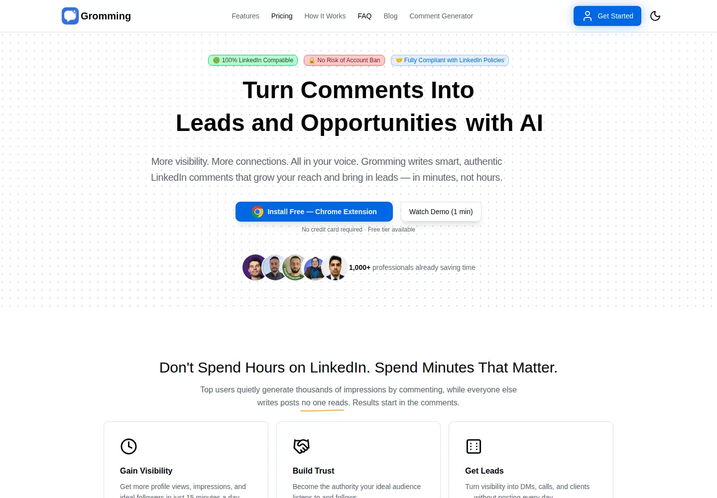 Screenshot of gromming.com