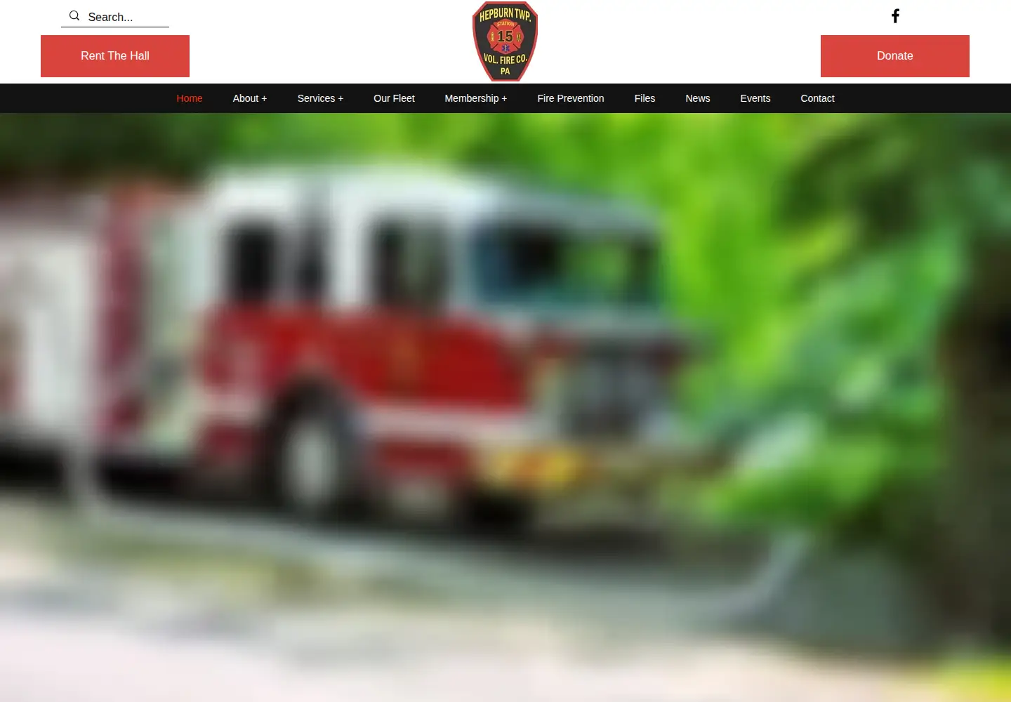 Screenshot of hepburnfire.com