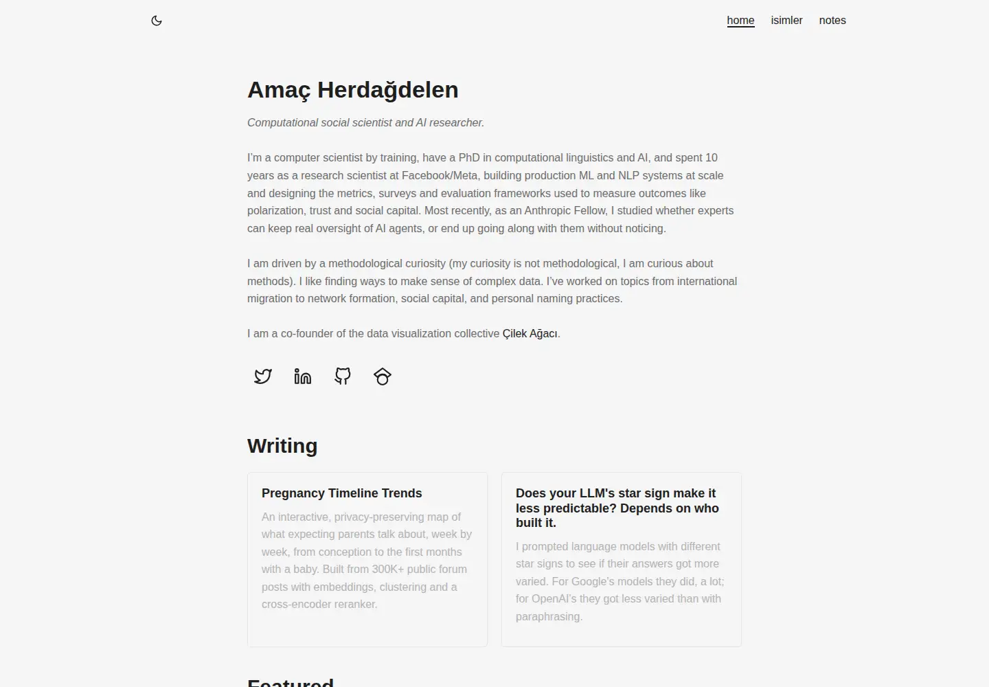 Captured homepage of herdagdelen.com in the current scan