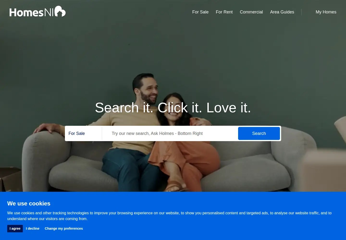 Screenshot of homesni.com