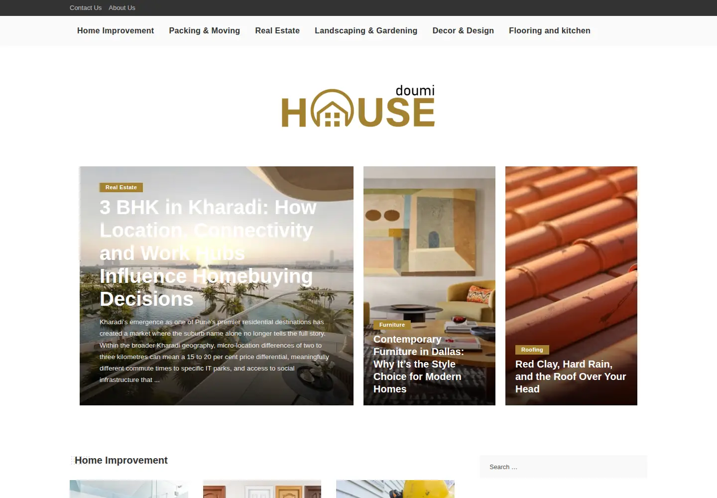 Screenshot of housedoumi.com