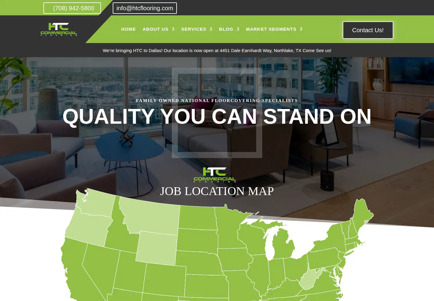 Screenshot of htcflooring.com