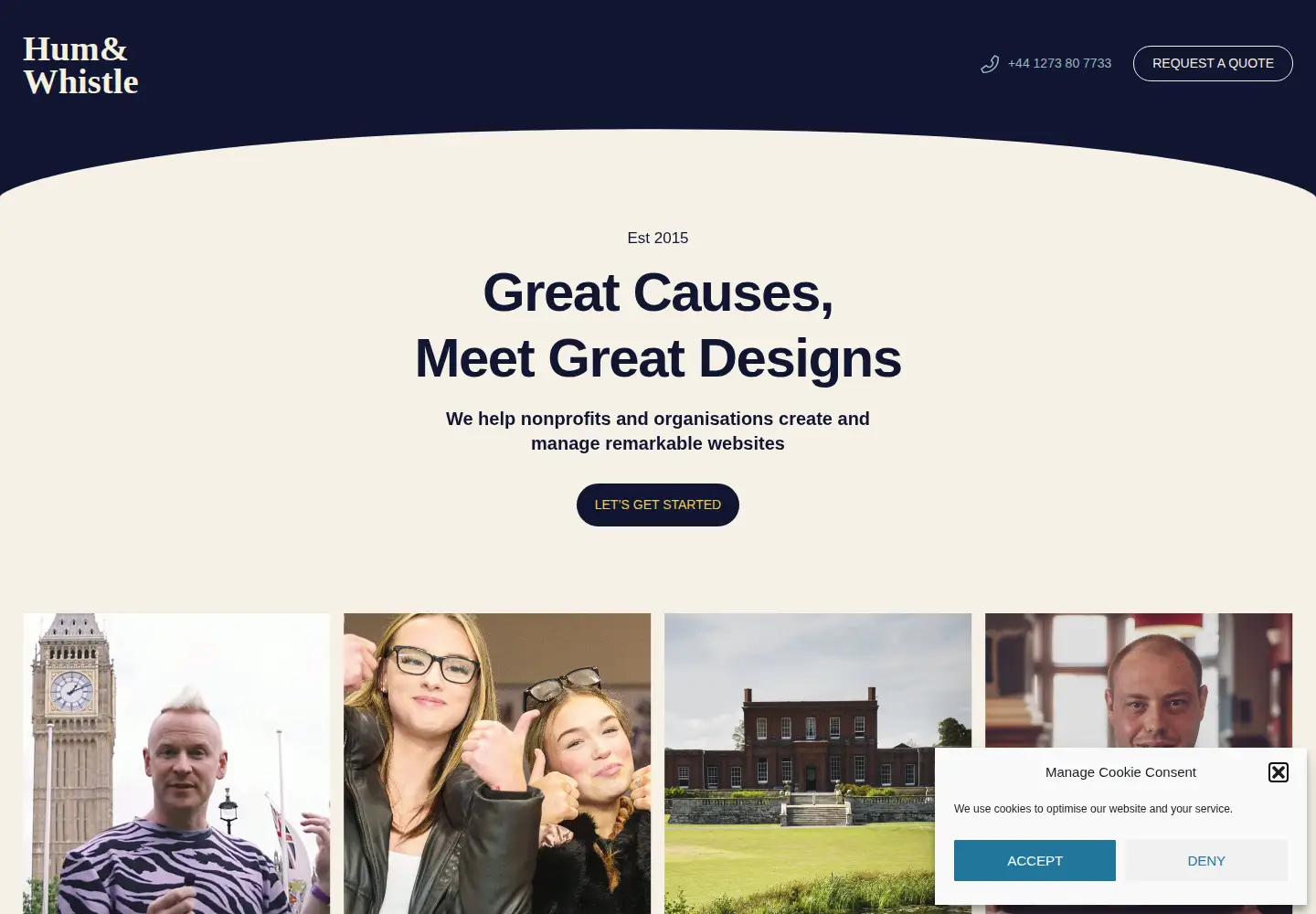 Screenshot of humwhistle.com