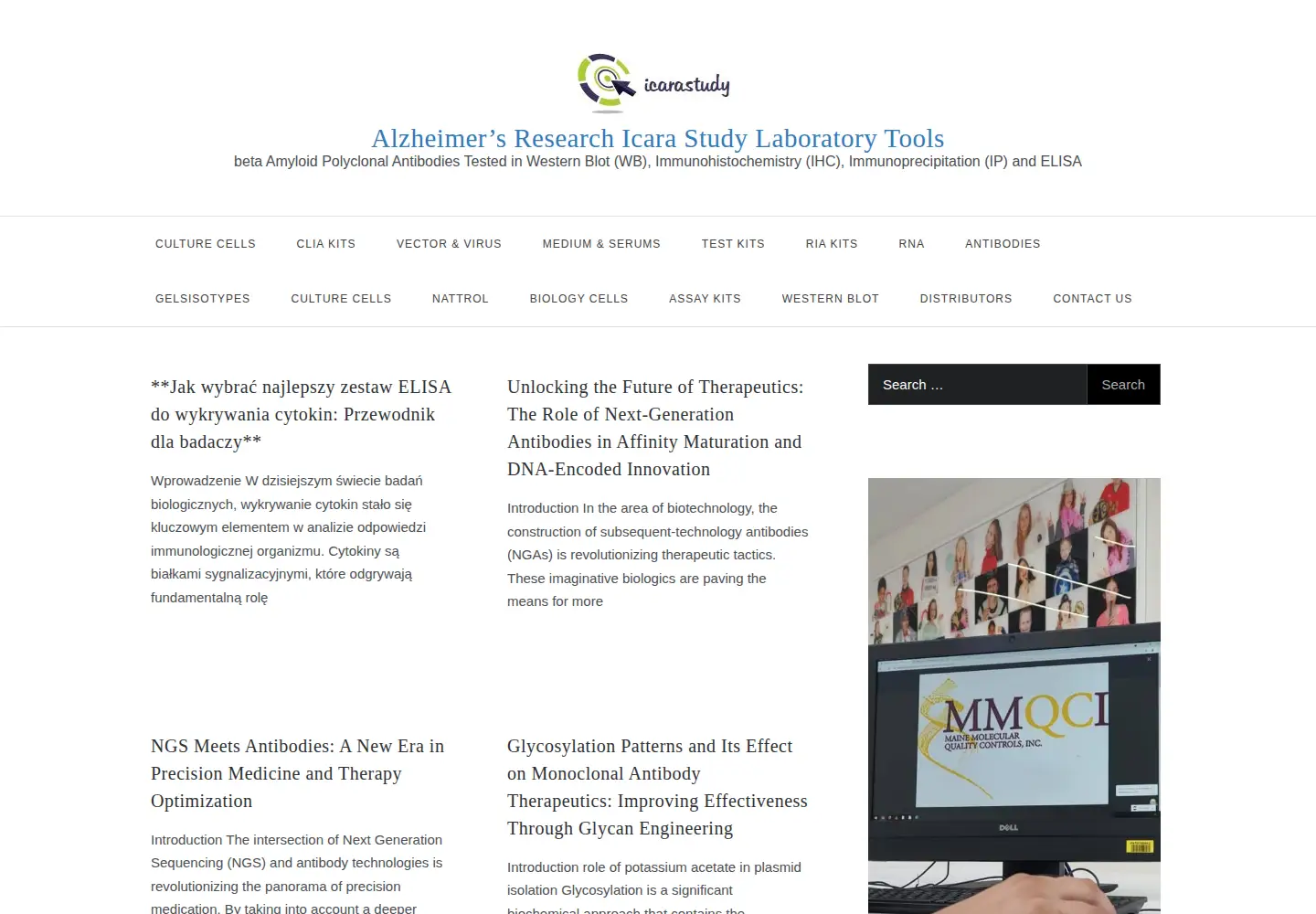 Screenshot of icarastudy.com