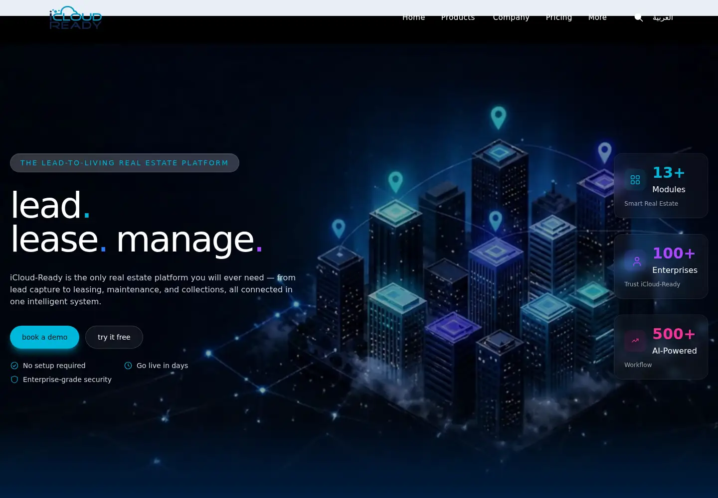 Screenshot of icloud-ready.com