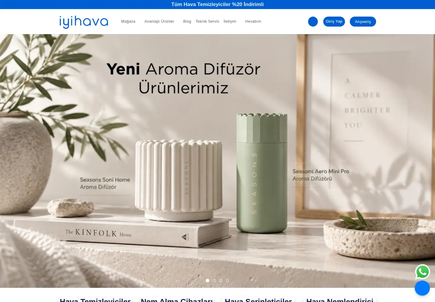 Screenshot of iyihava.com