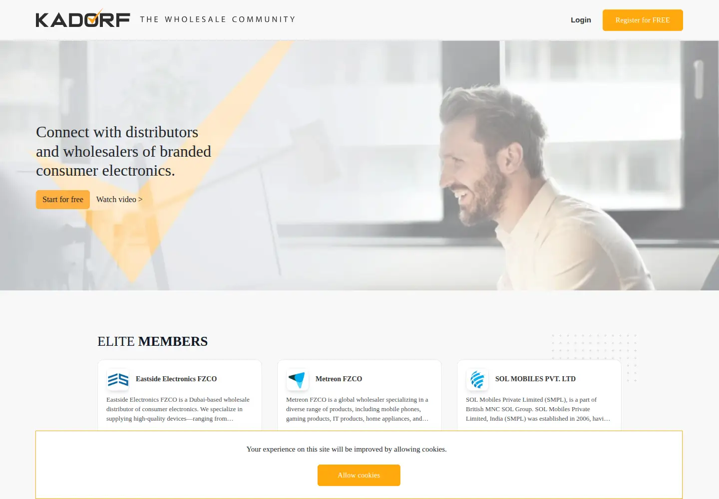 Screenshot of kadorf.com