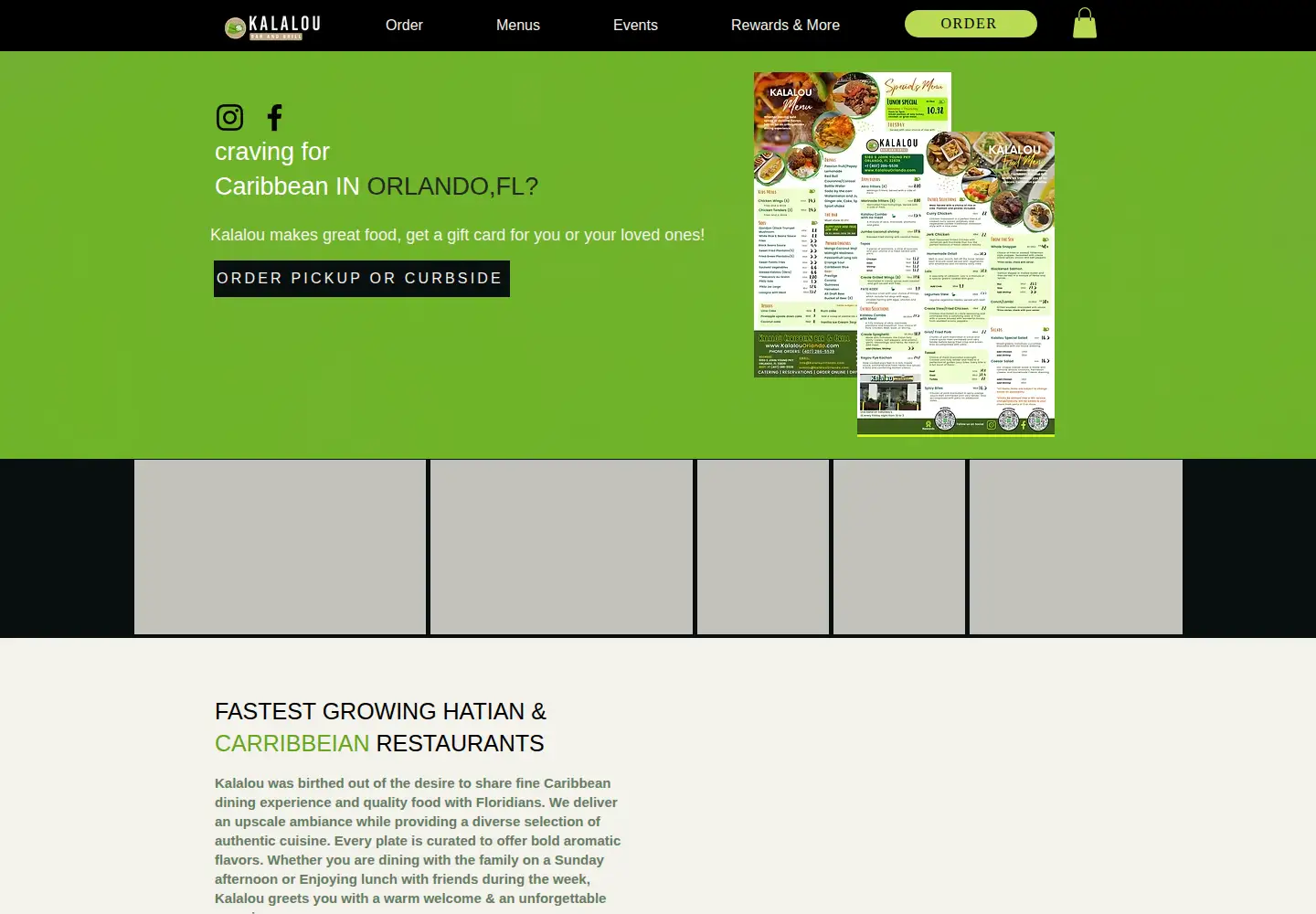 Screenshot of kalalourestaurant.com