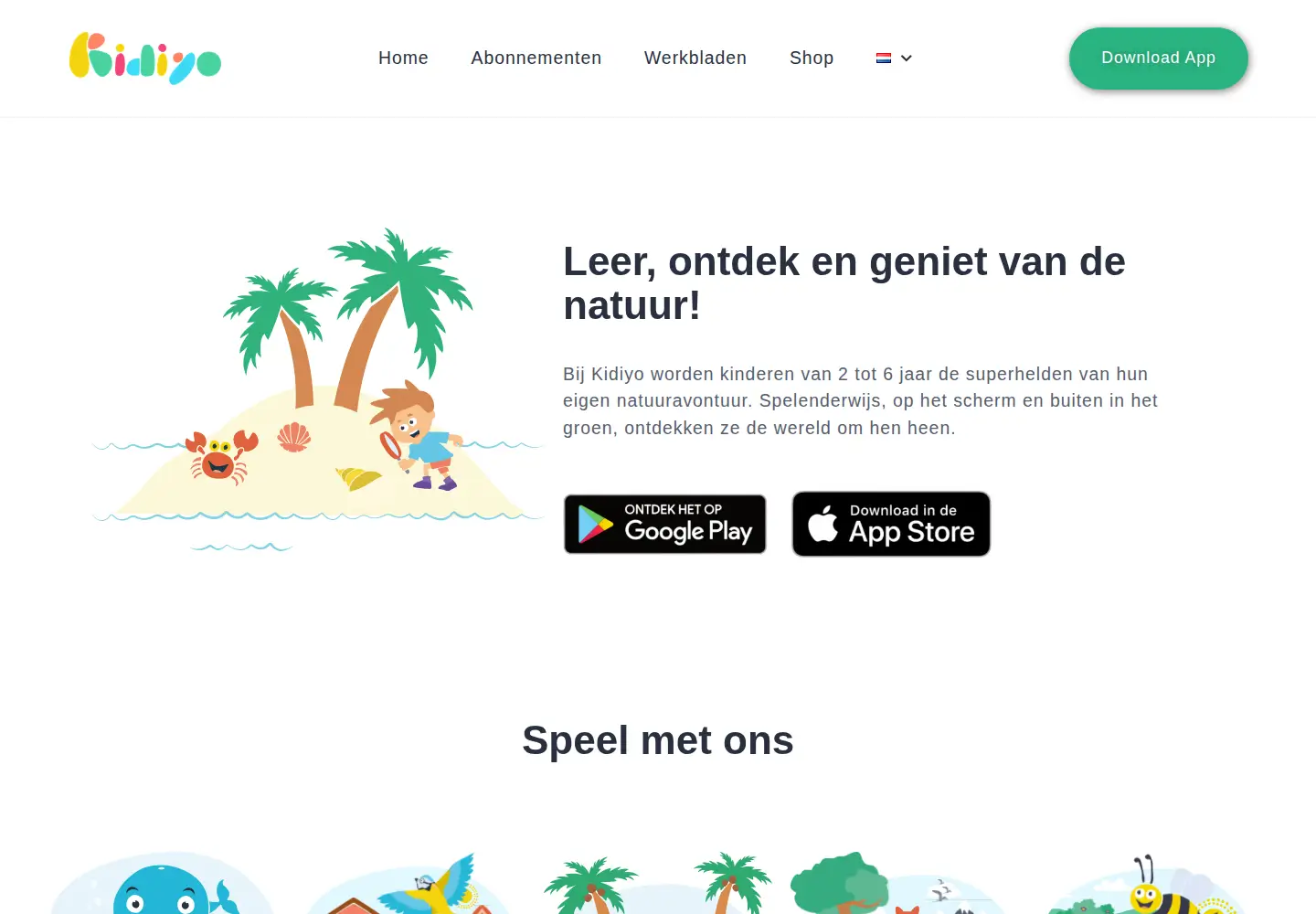 Screenshot of kidiyo.com