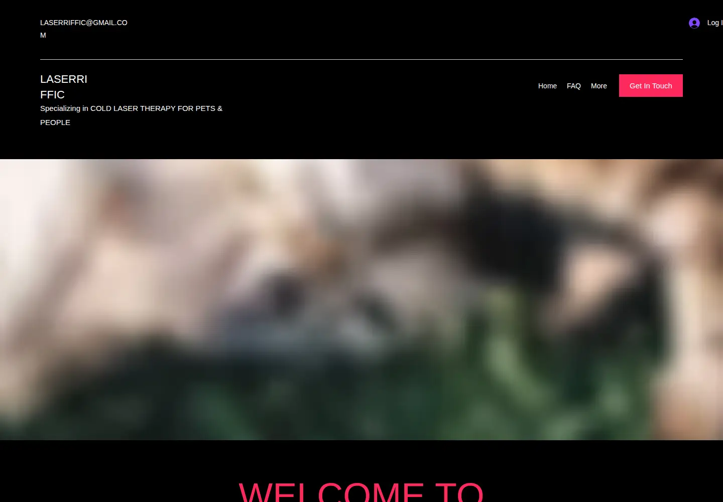 Screenshot of laserriffic.com