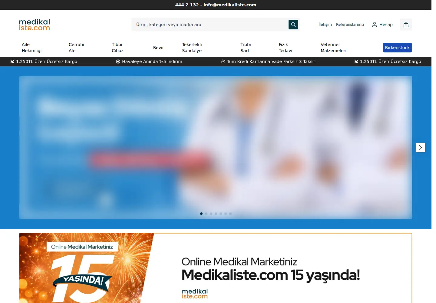 Screenshot of medikaliste.com
