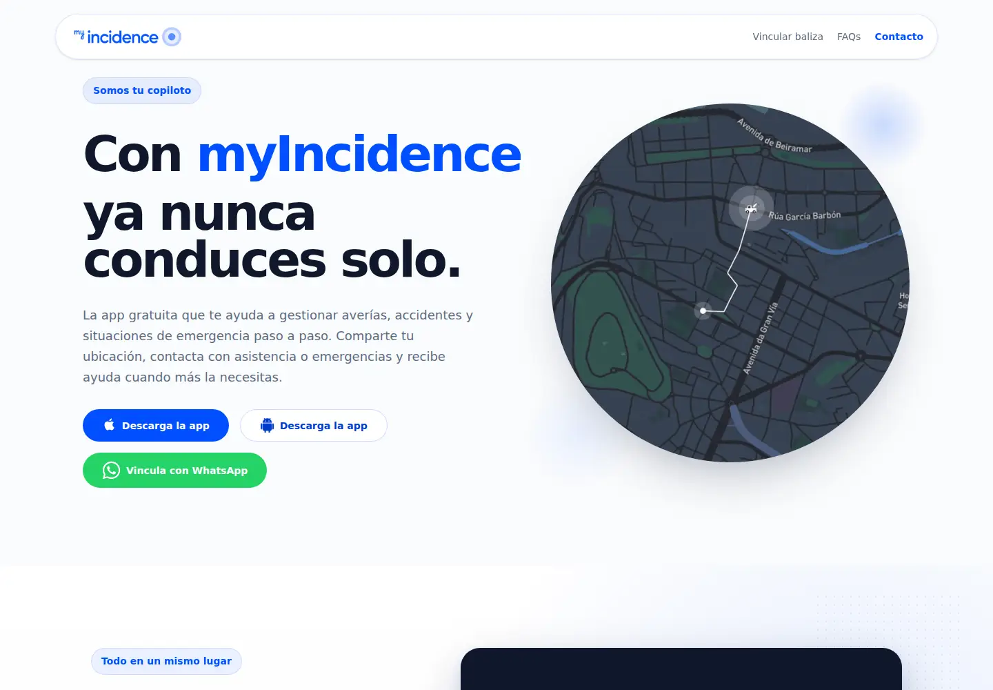 Screenshot of myincidence.com