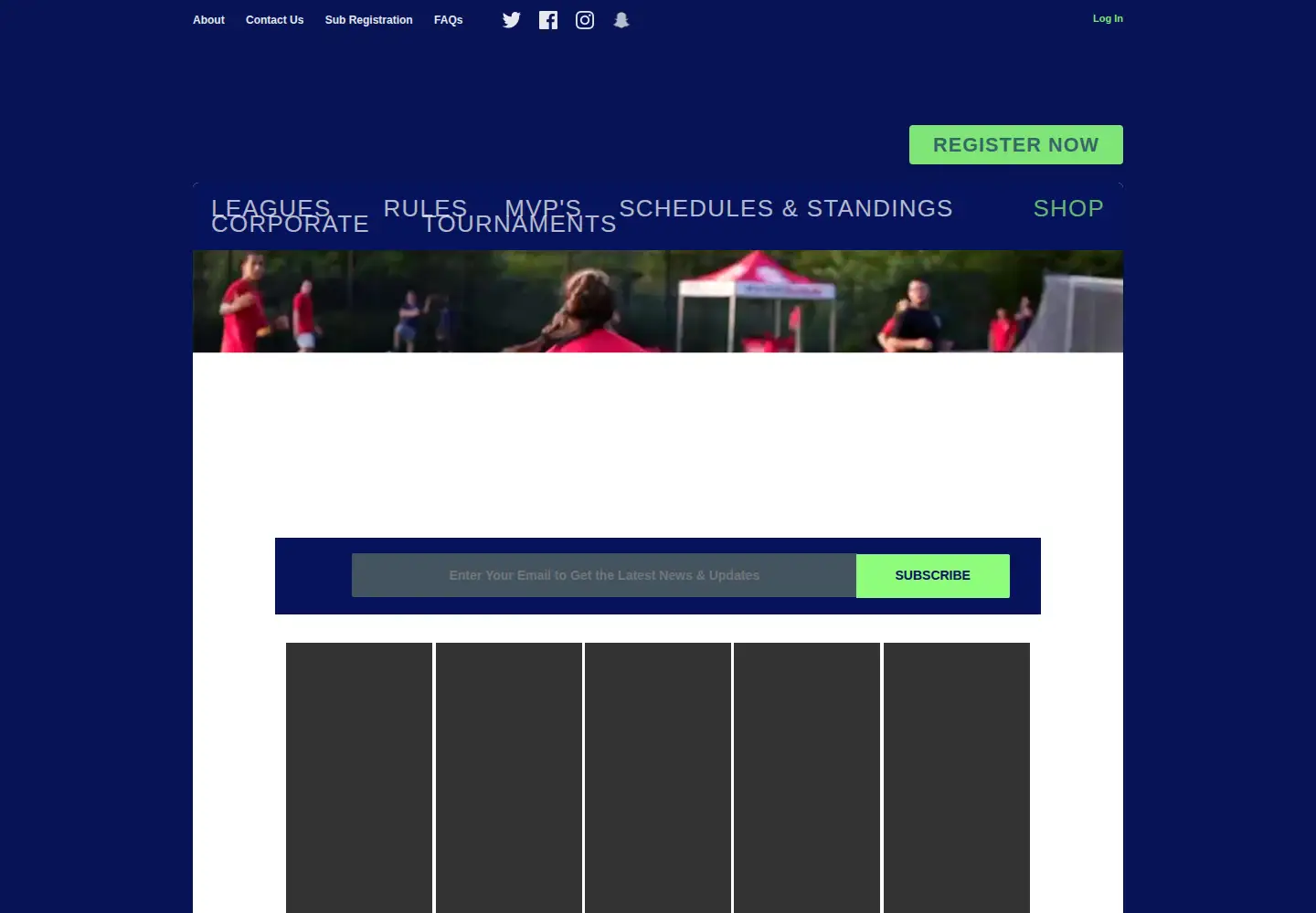 Screenshot of njplaysports.com