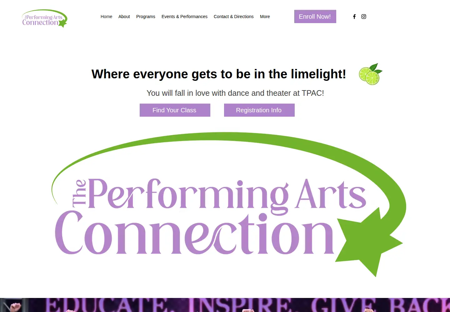 Screenshot of performingartsconnection.com